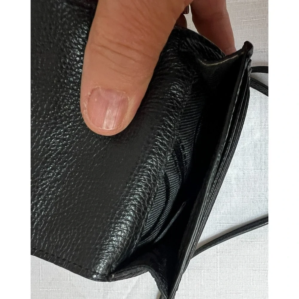 Brighton Pretty Tough Phone Case/Card Black Cross Body Snake Leather & Studs